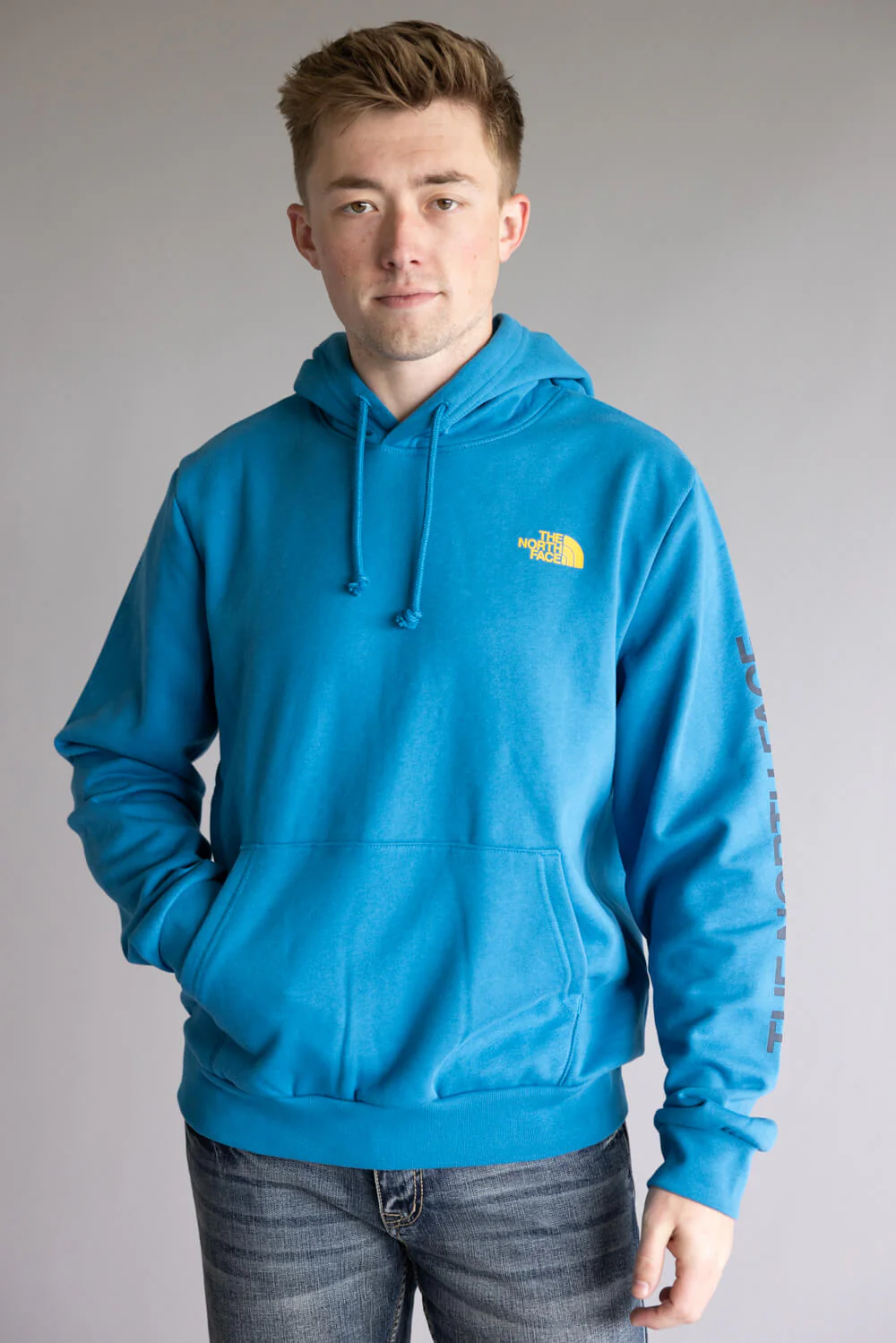 The North Face Evolution Tent Hoodie for Men in Dusk Blue | NF0A8F1Q-BOM BLUE - Image 2