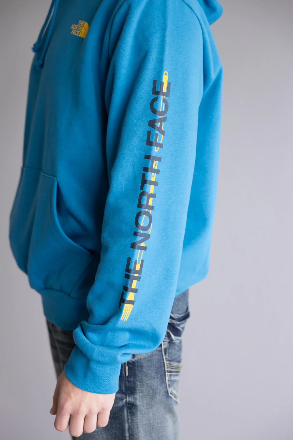 The North Face Evolution Tent Hoodie for Men in Dusk Blue | NF0A8F1Q-BOM BLUE - Image 5