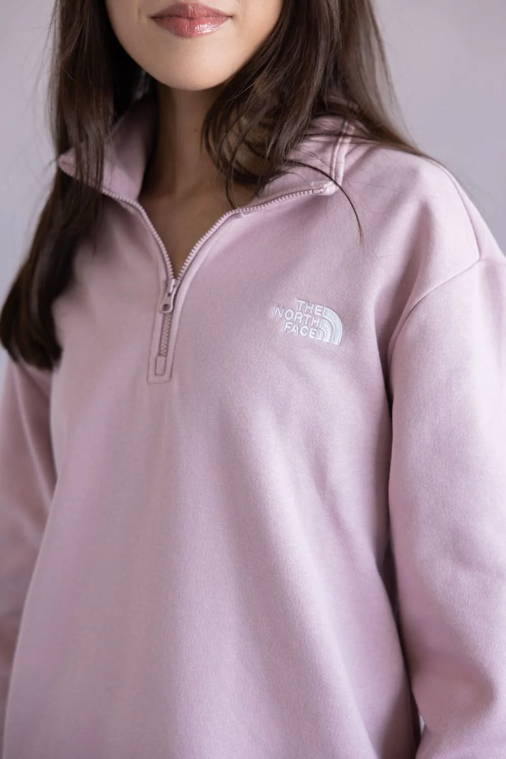 The North Face Evolution ¼ Zip for Women in Metal Pink | NF0A8ET5-0SO - Image 3