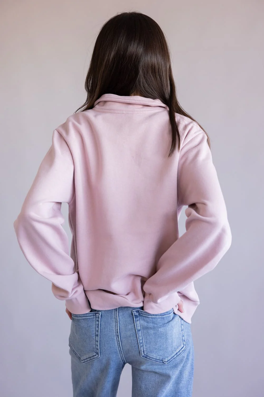 The North Face Evolution ¼ Zip for Women in Metal Pink | NF0A8ET5-0SO - Image 4