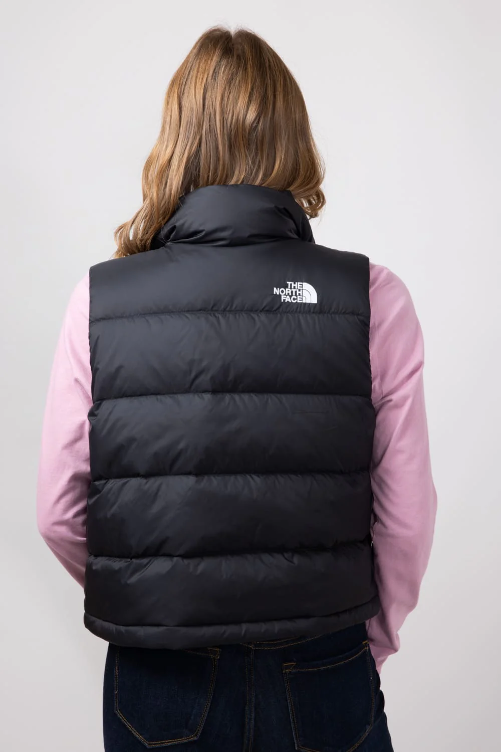The North Face Hydrenalite Down A-Line Vest for Women in Black | NF0A89VJ-JK3 - Image 2