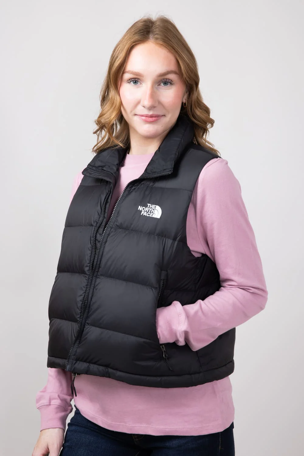 The North Face Hydrenalite Down A-Line Vest for Women in Black | NF0A89VJ-JK3 - Image 4