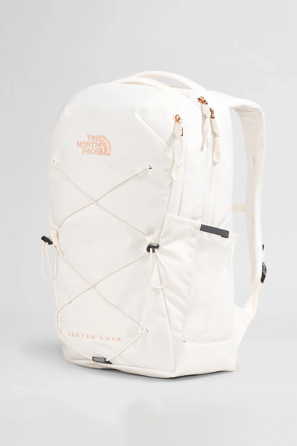 The North Face Jester Luxe Backpack for Women in Gardenia White/Burnt Coral Metallic | NF0A81E6-OUC - Image 3