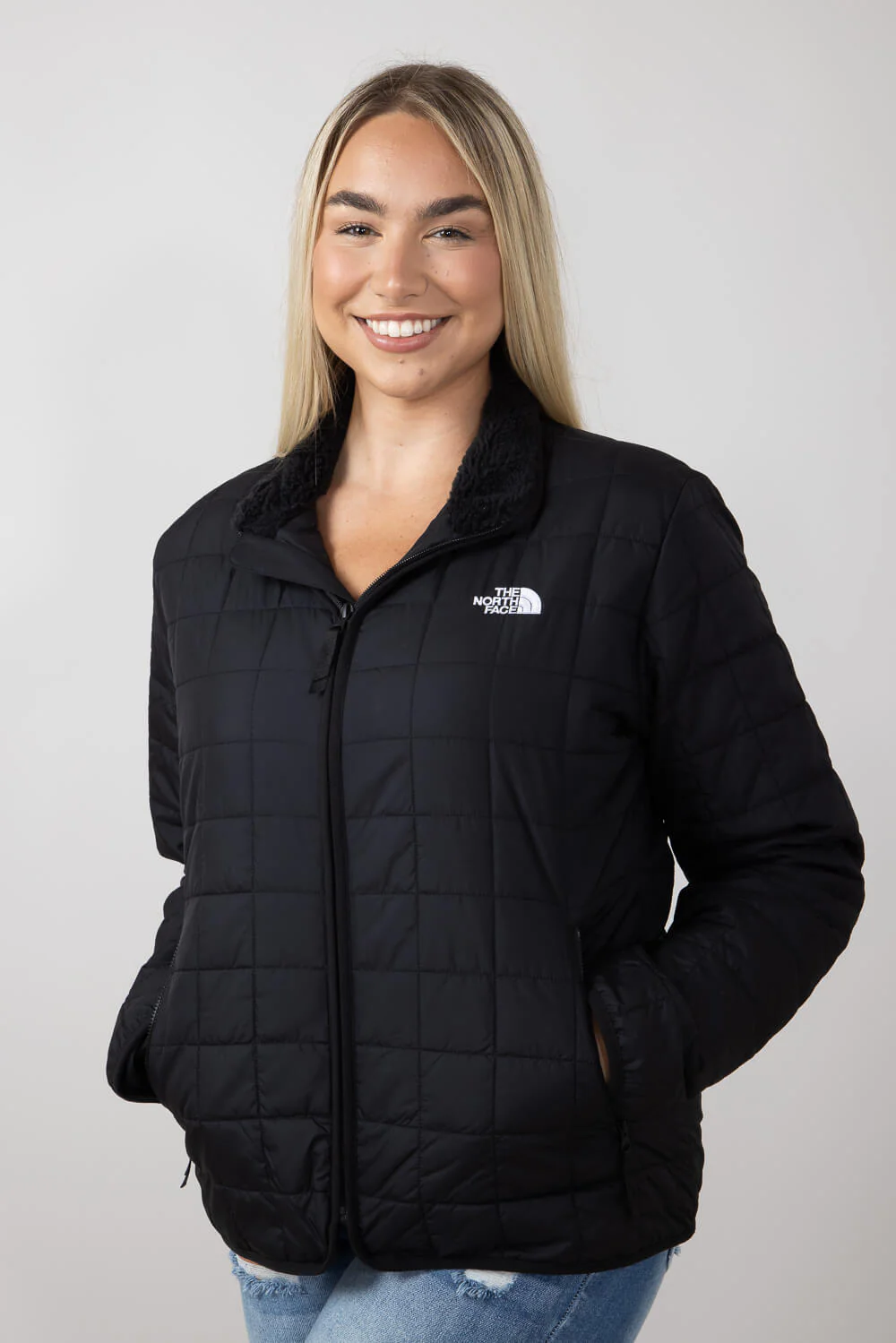 The North Face Junction Insulated Jacket for Women in Black | NF0A88TG-JK3 - Image 4