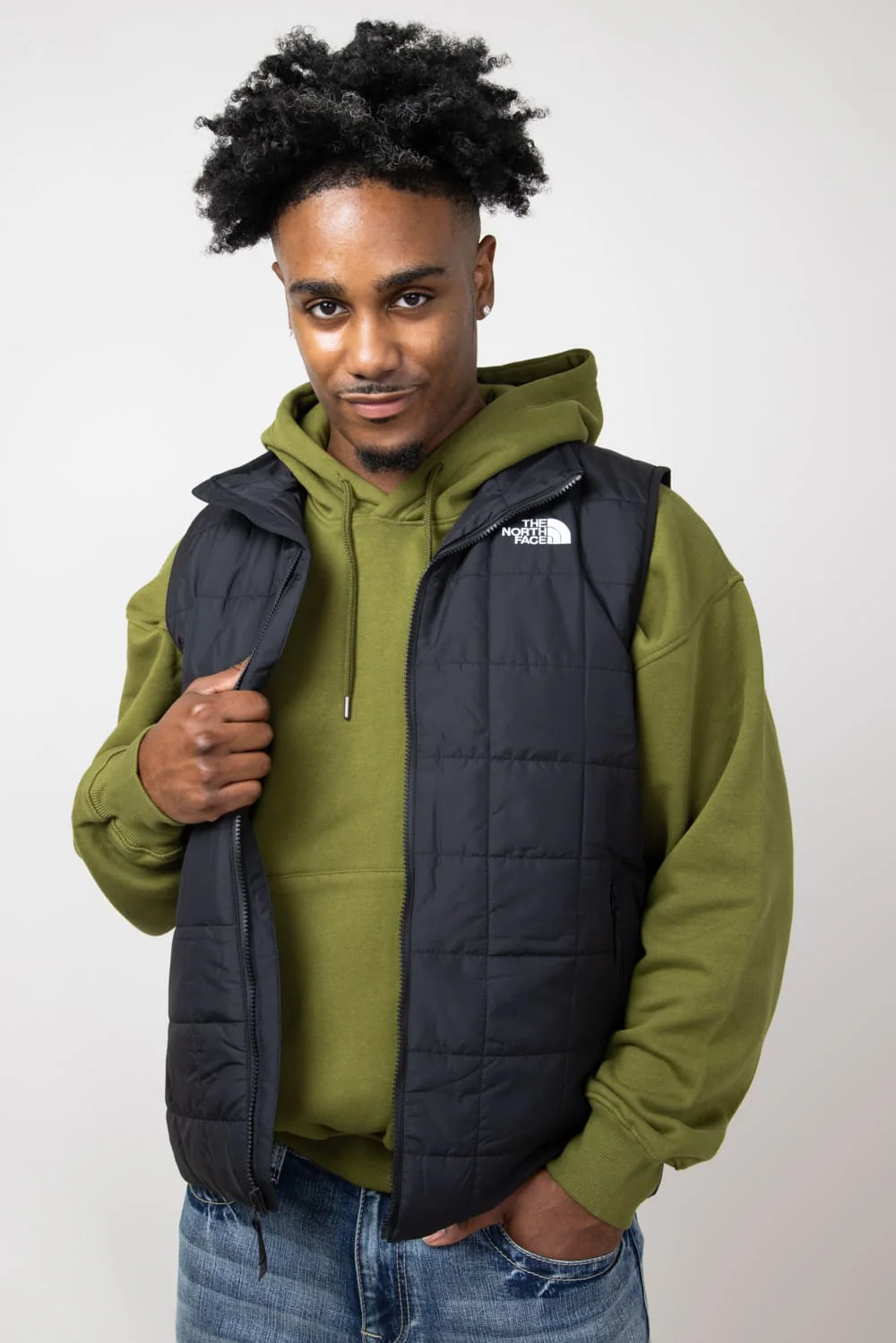 The North Face Junction Insulated Vest for Men in Black | NF0A88WJ-JK3-BLK - Image 3