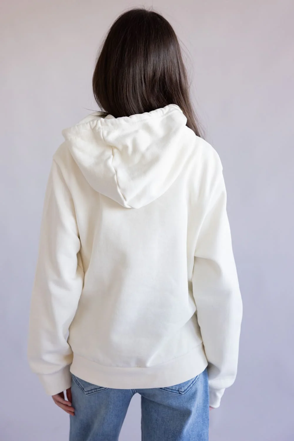 The North Face Midnight Ember Hoodie for Women in White Dune | NF0A8GNM-QLI - Image 4