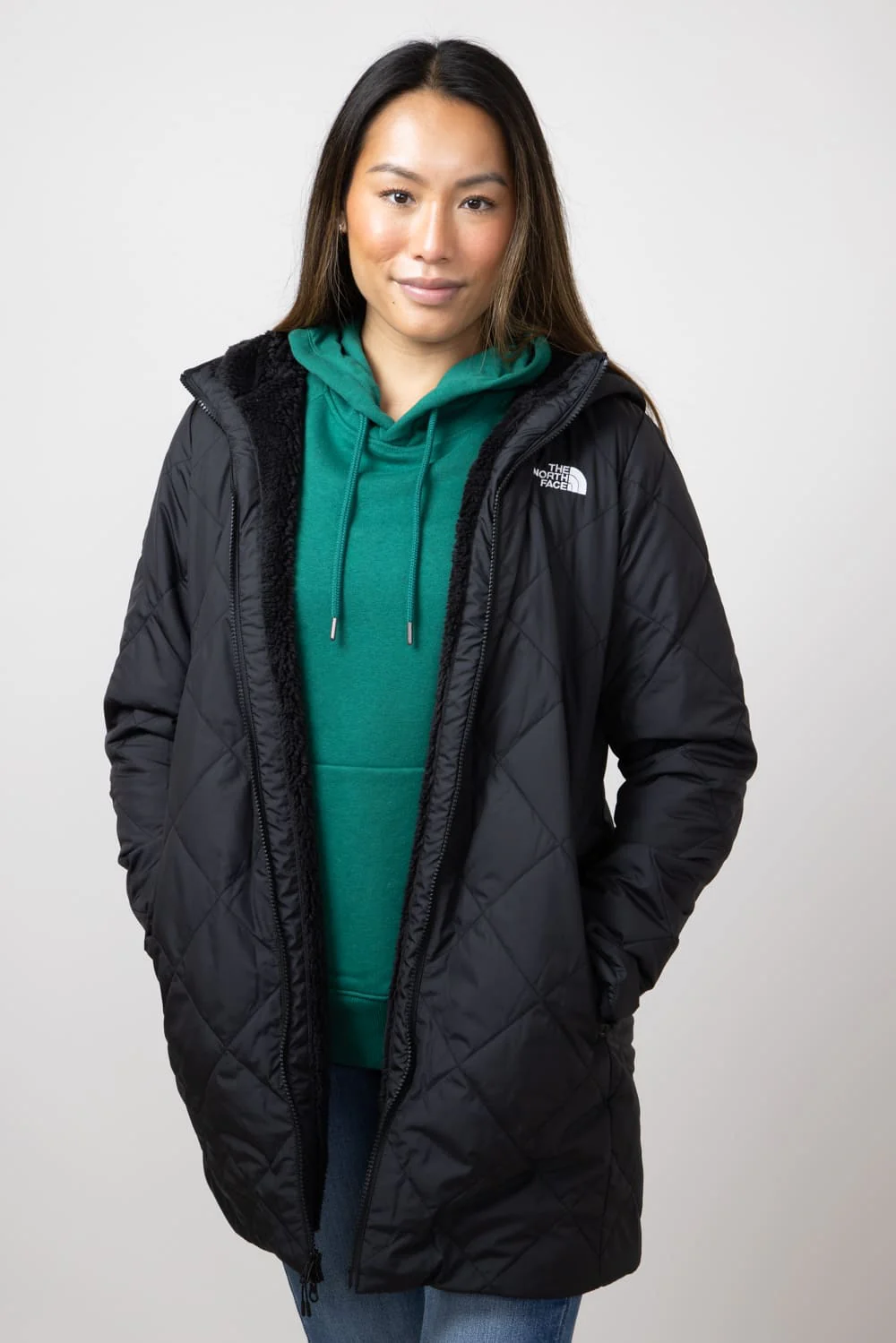 The North Face Shady Glade Parka for Women in Black | NF0A84JA-4H0 - Image 5