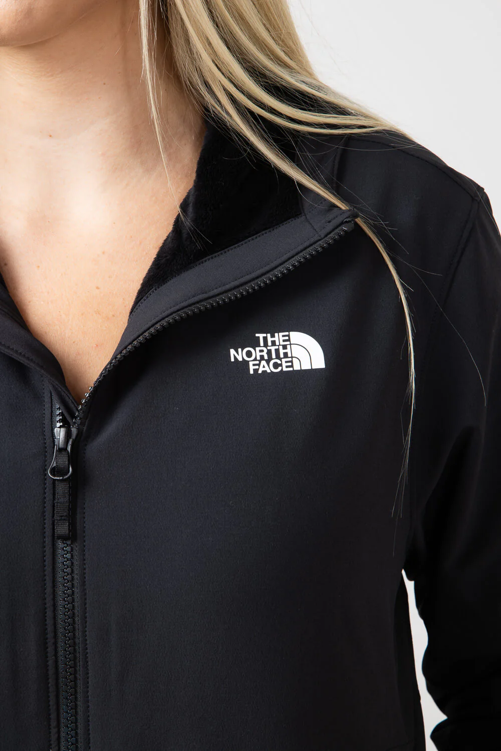 The North Face Shelbe Raschel Hoodie Jacket for Women in Black | NF0A84JJ-4H0 - Image 4