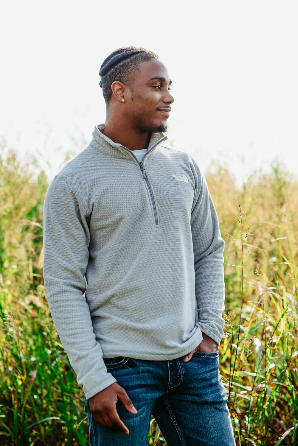 The North Face Textured Cap Rock ¼ Zip Neck for Men - Image 2