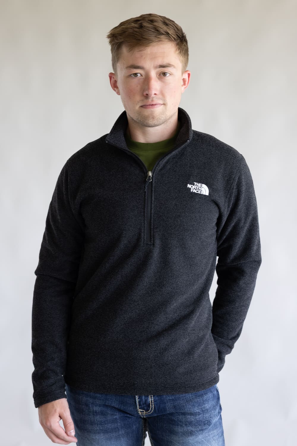 The North Face Textured Cap Rock ¼ Zip Neck for Men - Image 3