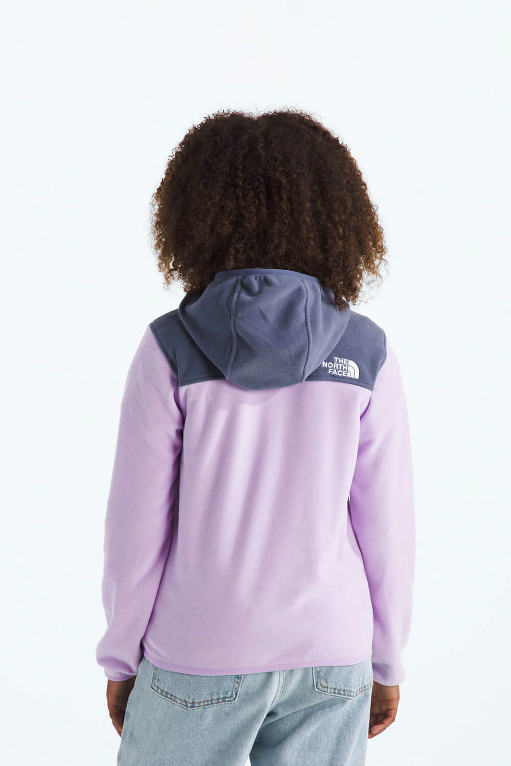 The North Face Youth Glacier Full Zip Jacket in Lilac | NF0A8CVF-DFZ - Image 5