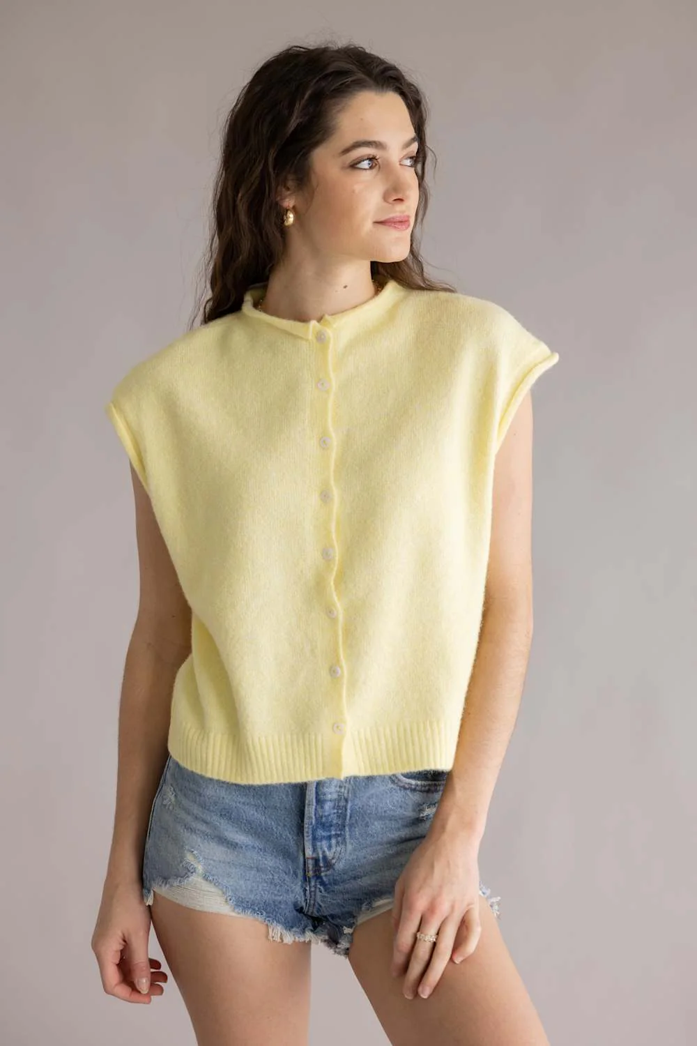 Things Between Piper Vest for Women in Butter | TBW13702-BTR - Image 4