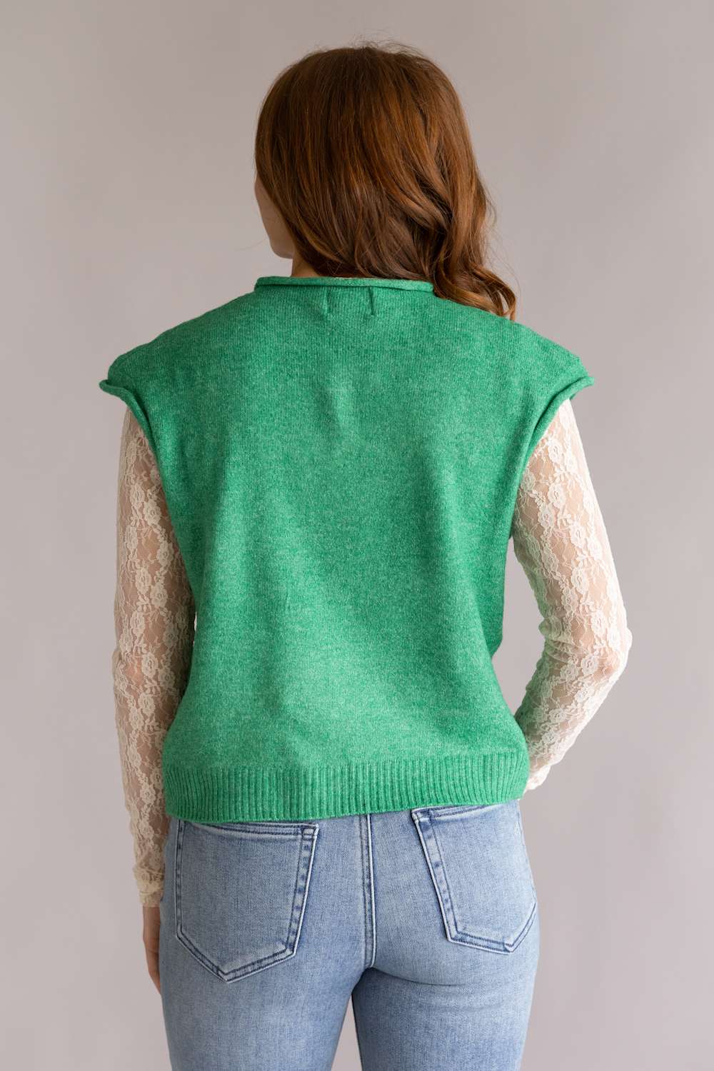 Things Between Piper Vest for Women in Green | TBW13702-GRN - Image 3