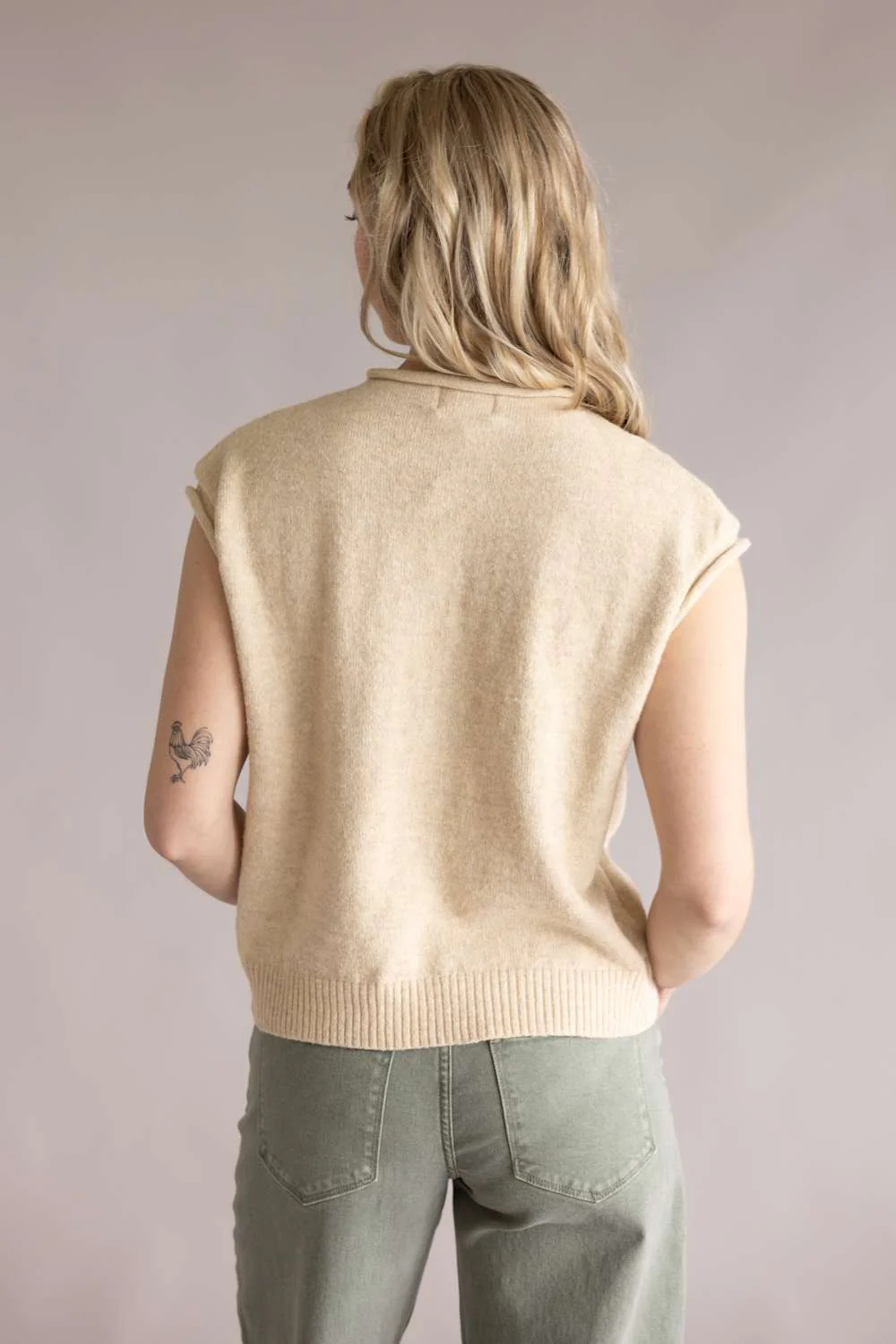 Things Between Piper Vest for Women in Natural | TBW13702-NAT - Image 3