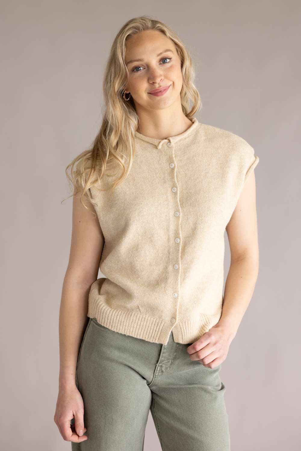Things Between Piper Vest for Women in Natural | TBW13702-NAT - Image 4