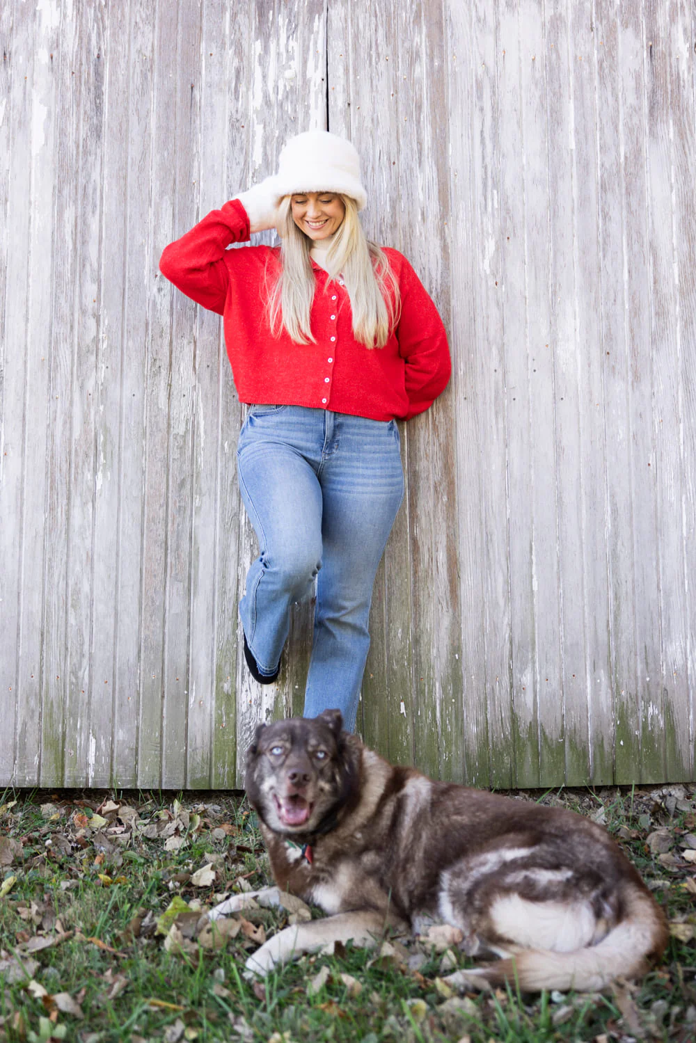 Things Between Piper Cardigan for Women in Red | TBW237-RED - Image 3