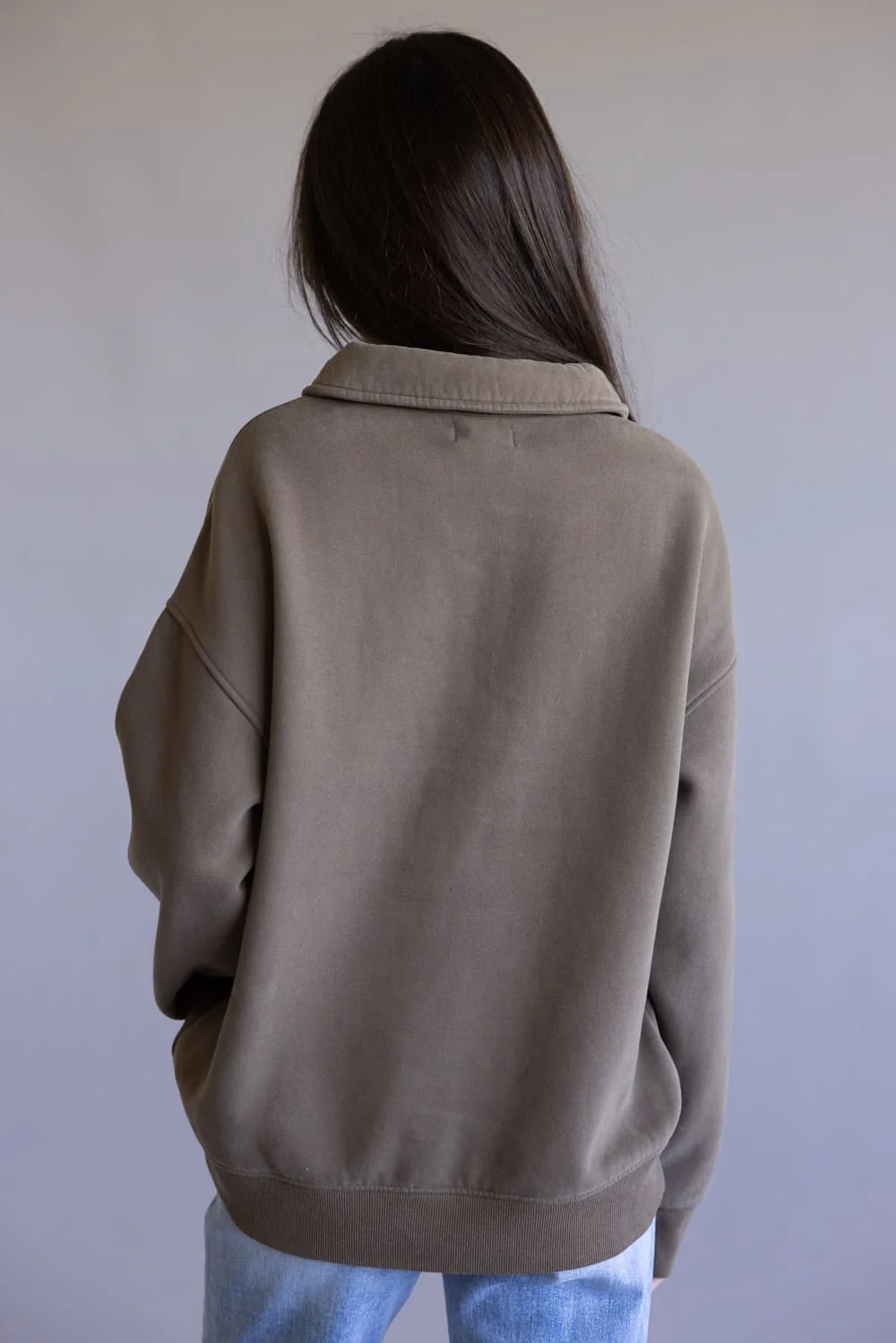 Thread & Supply Arizona Pullover Top for Women in Chocolate | T4562HBFTS-CHOCOLATE - Image 2