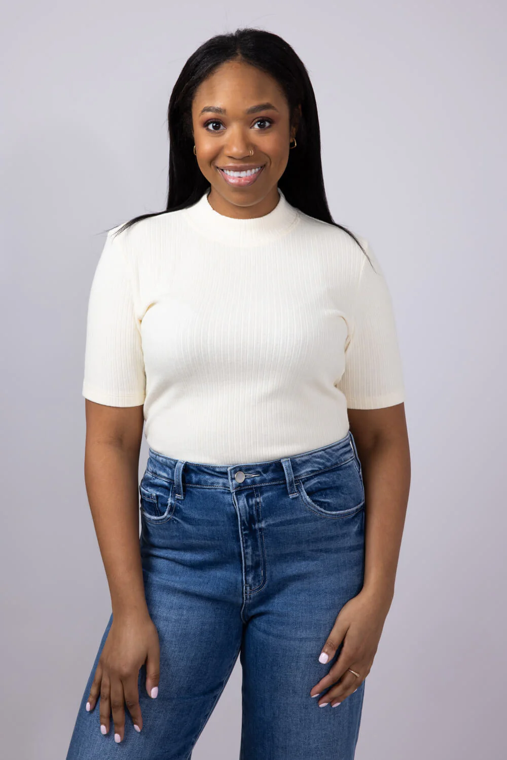 Thread & Supply Bianca Top for Women in Off White | T4374WRKTS-OFFWHITE - Image 5