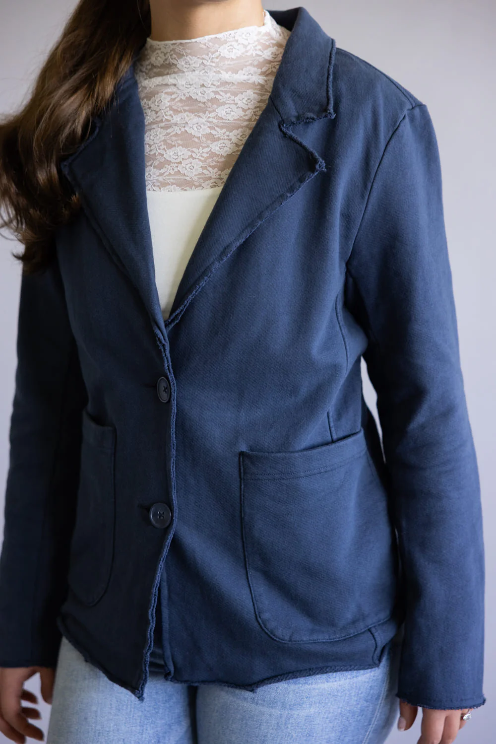 Thread & Supply Brandy Blazer for Women in Blue Nights | J2188TLBTS-BLUENIGHTS - Image 3