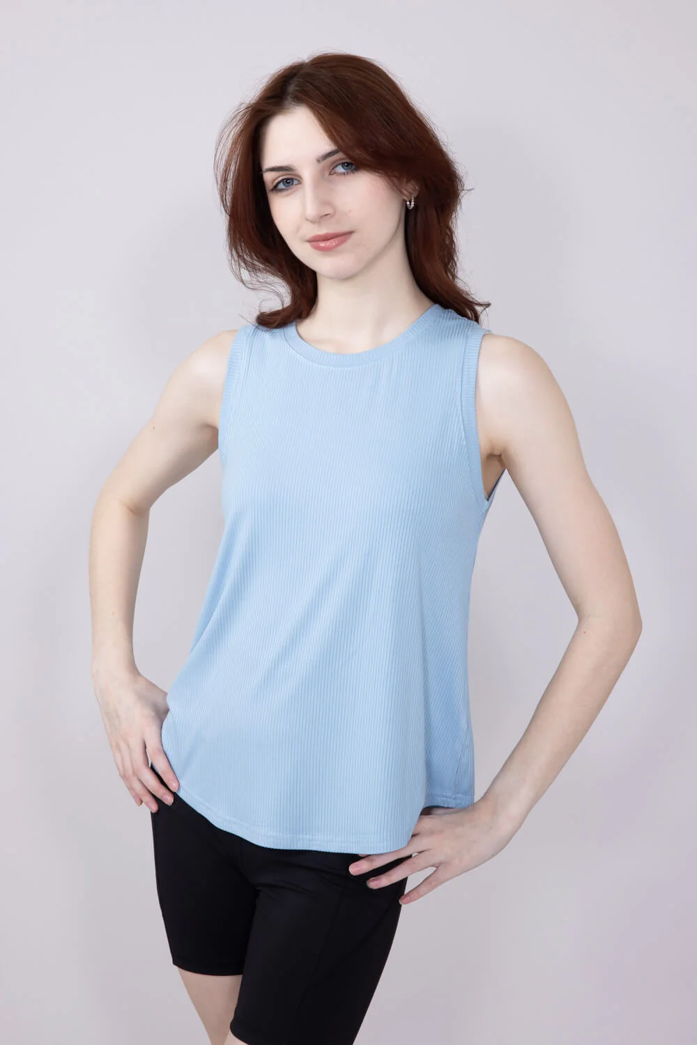 Thread & Supply Euclid Tank Top for Women in Blue | T1562RSTS-GLACIERLAKE - Image 4