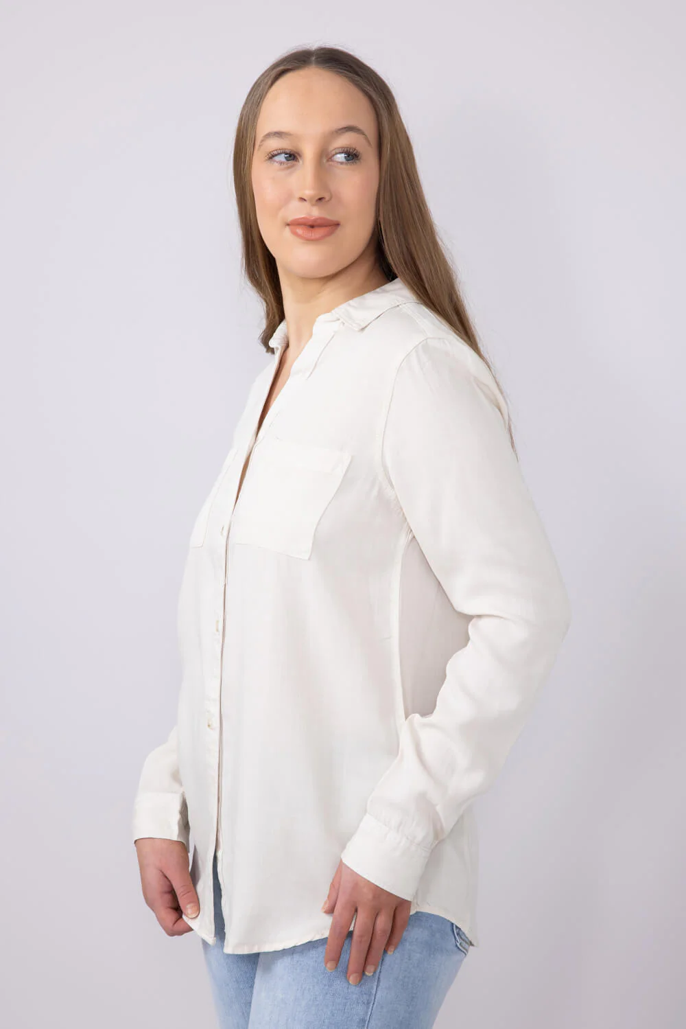 Thread & Supply Ginger Top for Women in Off White | T8035LZTTS-OFFWHITE - Image 4