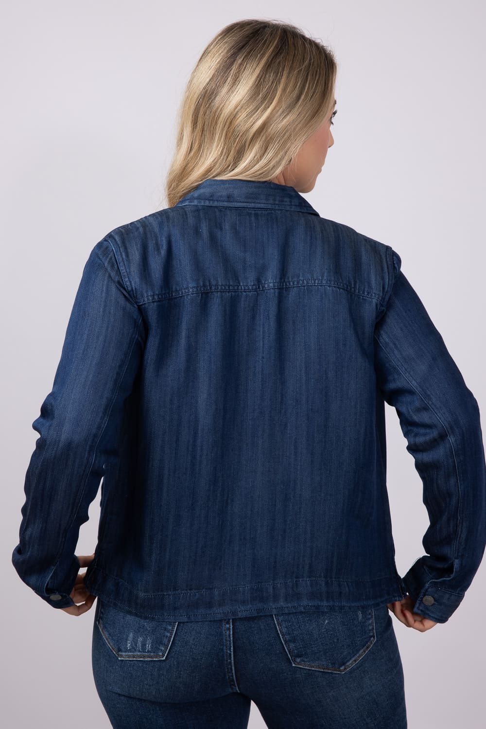 Thread & Supply Jackie Denim Jacket for Women in Dark Wash | J4837LZTTS-INKWASH - Image 2