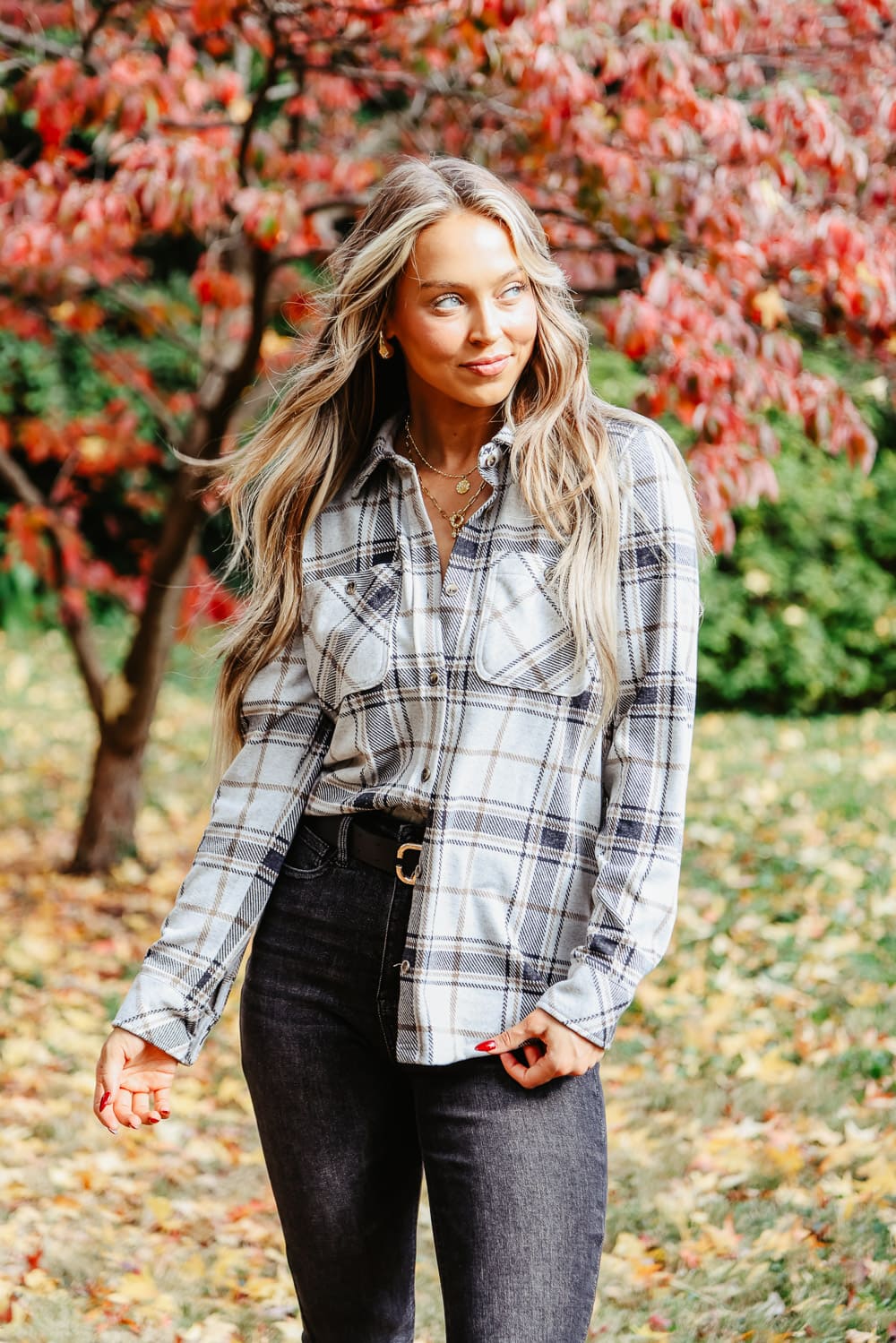 Thread & Supply Lewis Soft Luxe Button Up Shirt for Women - Image 12
