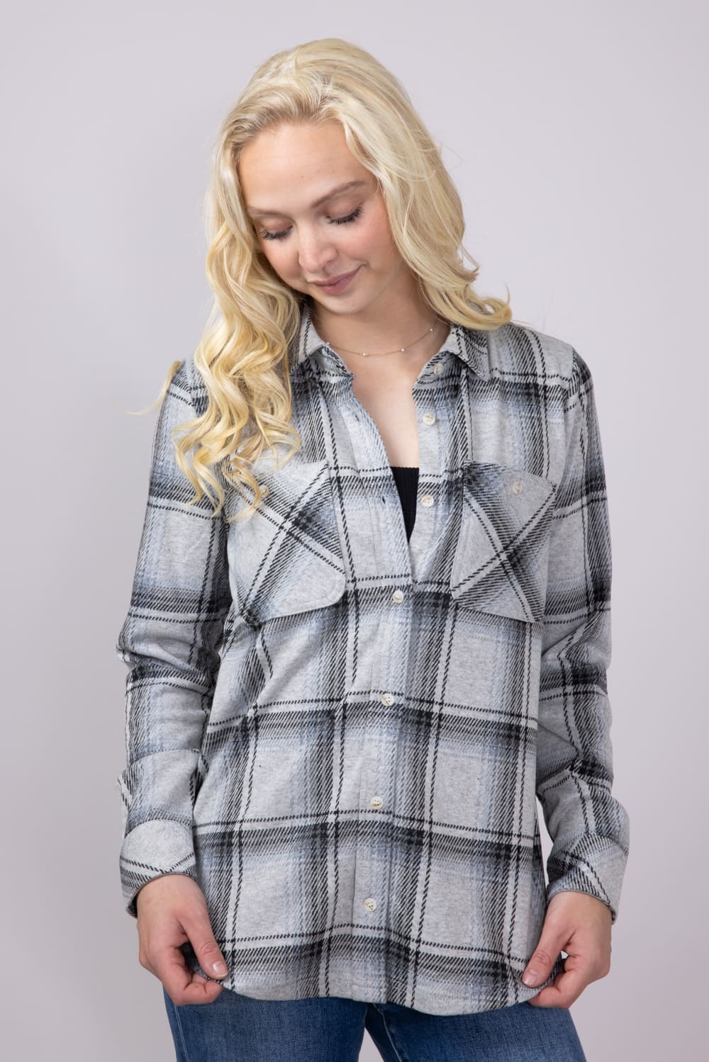 Thread & Supply Lewis Soft Luxe Button Up Shirt for Women - Image 14