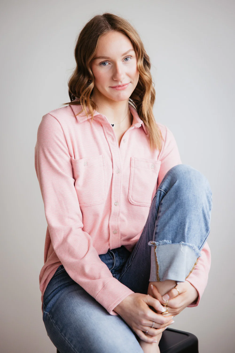 Thread & Supply Lewis Soft Luxe Button Up Shirt for Women - Image 18