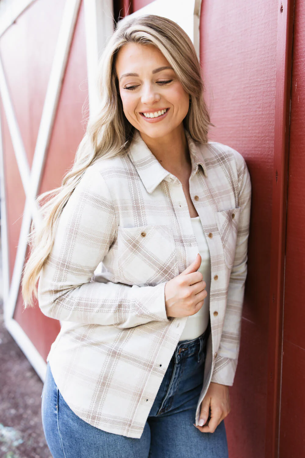 Thread & Supply Lewis Soft Luxe Button Up Shirt for Women - Image 8