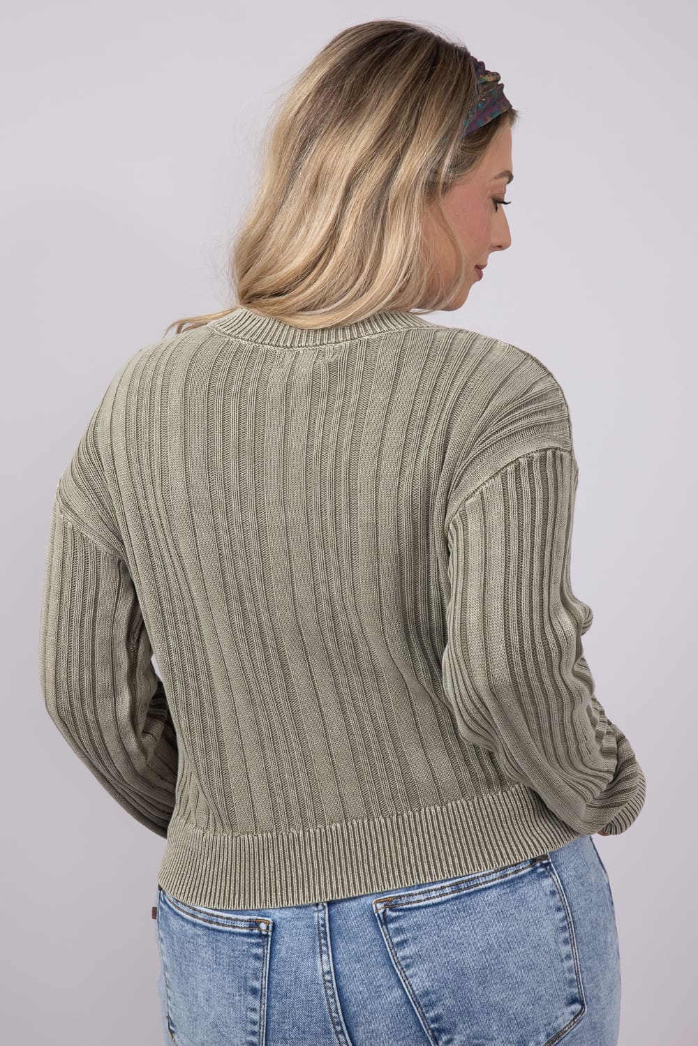Thread & Supply Lucille Sweater for Women in Desert Sage | T3678SWTW-DESERTSAGE - Image 3