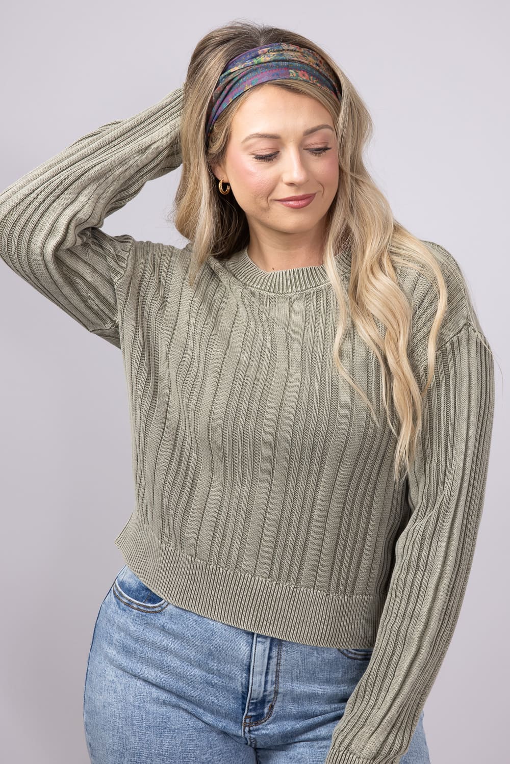 Thread & Supply Lucille Sweater for Women in Desert Sage | T3678SWTW-DESERTSAGE - Image 6