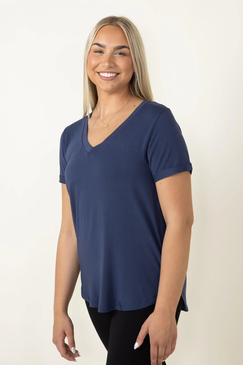 Thread & Supply Recreation T-Shirt for Women in Navy | T1440LZMTS-NAVY - Image 3