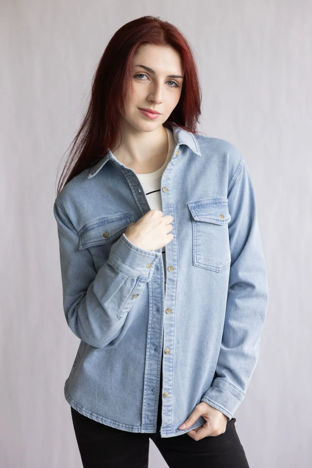 Thread & Supply Rylee Shirt for Women in Denim | T4886TCDTS-DENIM