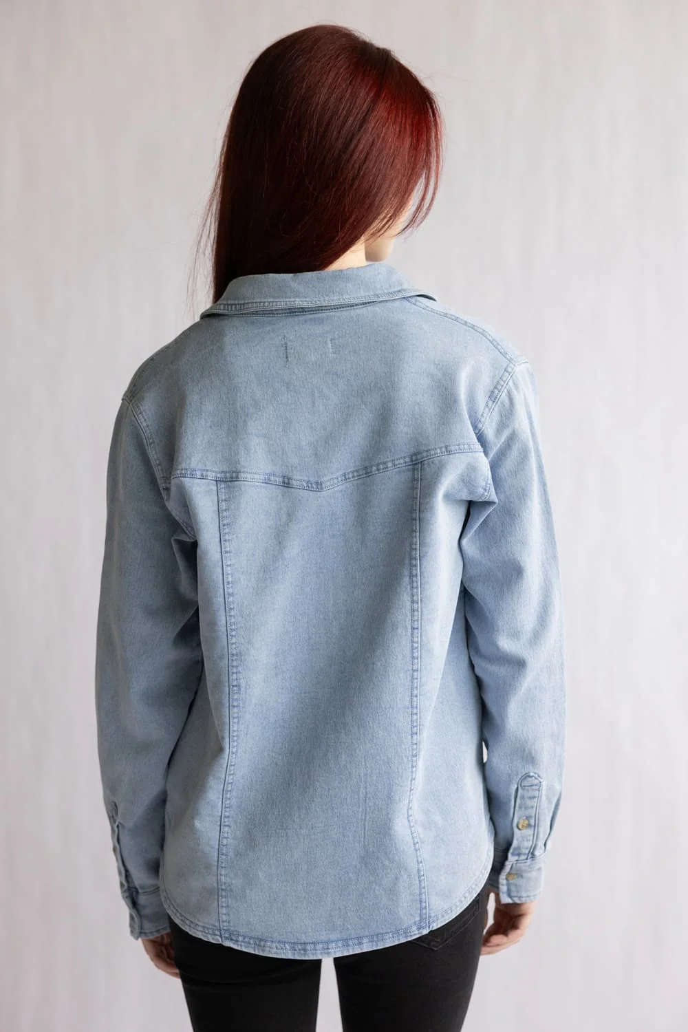 Thread & Supply Rylee Shirt for Women in Denim | T4886TCDTS-DENIM - Image 4