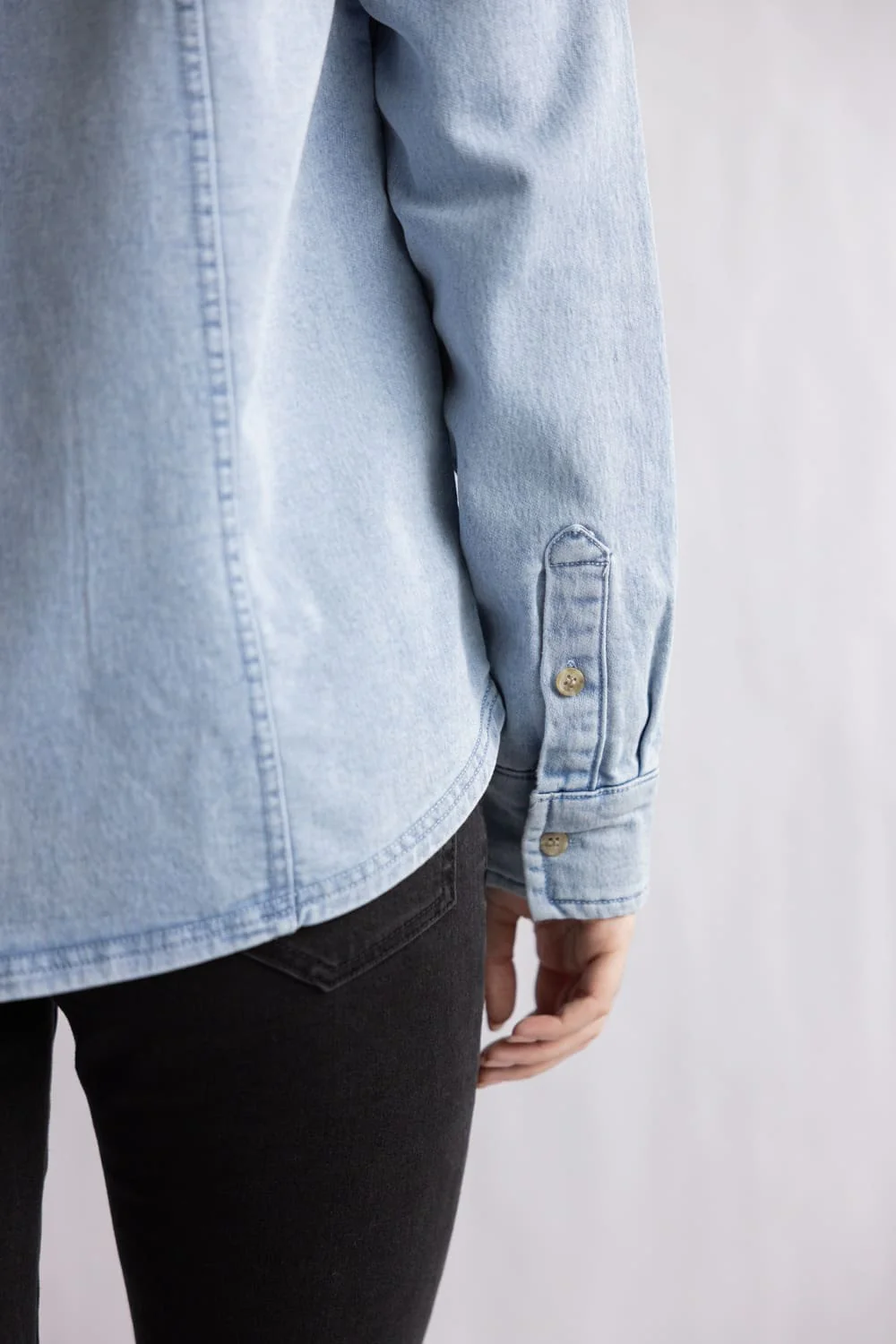 Thread & Supply Rylee Shirt for Women in Denim | T4886TCDTS-DENIM - Image 7