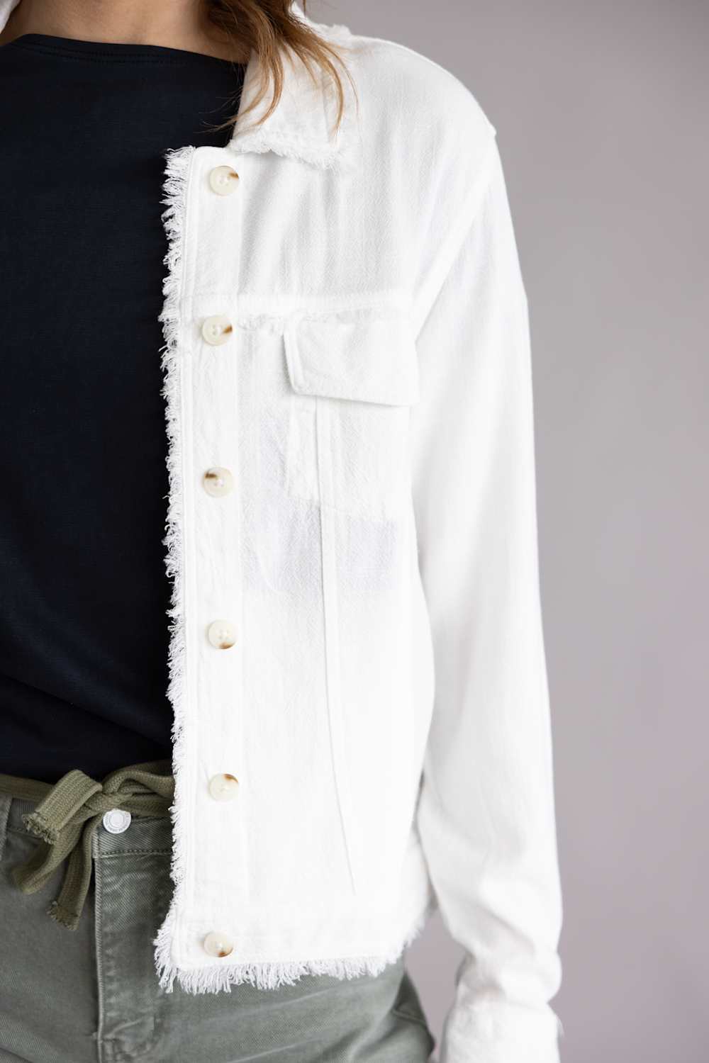 Thread & Supply Sakura Jacket for Women in White | J3783LWLTS-WHITE - Image 4