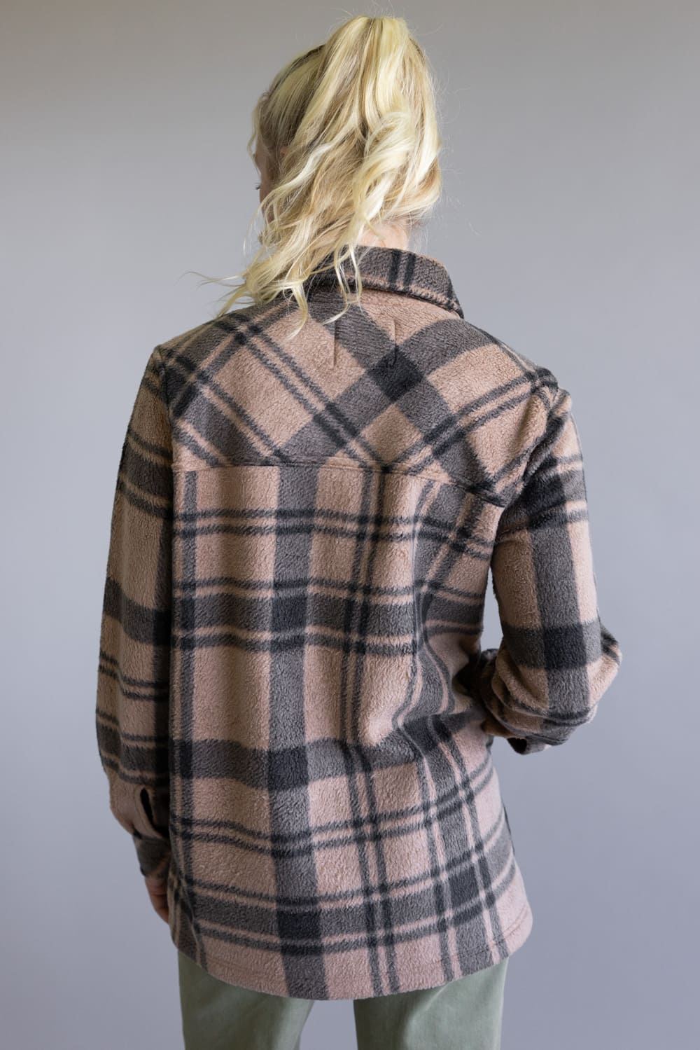 Thread & Supply Santa Fe Jacket for Women in Pecan Black Plaid | J2458PFKTS-PECANBLACKPLAID - Image 2