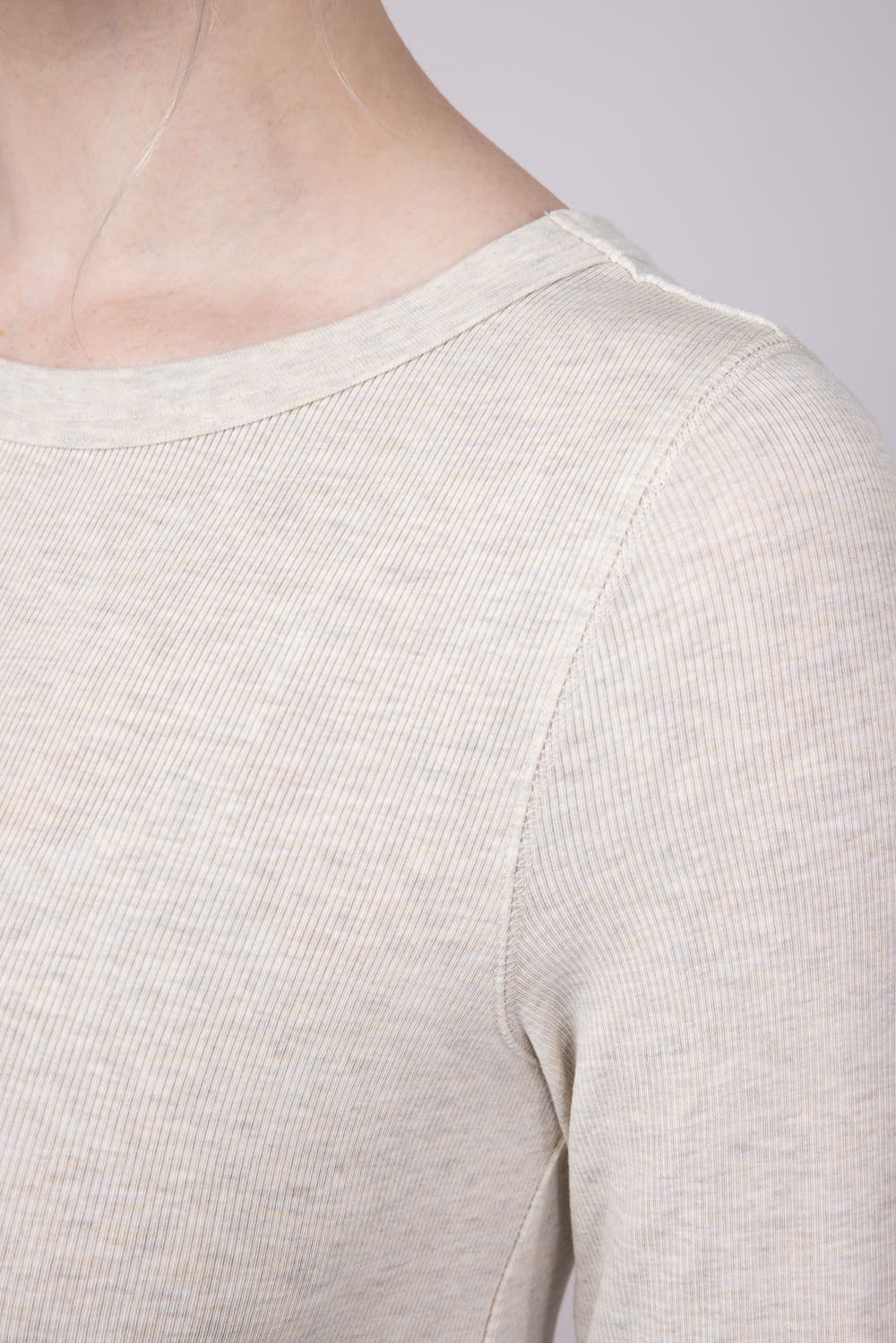 Thread & Supply Stacy Shirt for Women in Sand | T1390MSTS-SANDHEATHER - Image 3