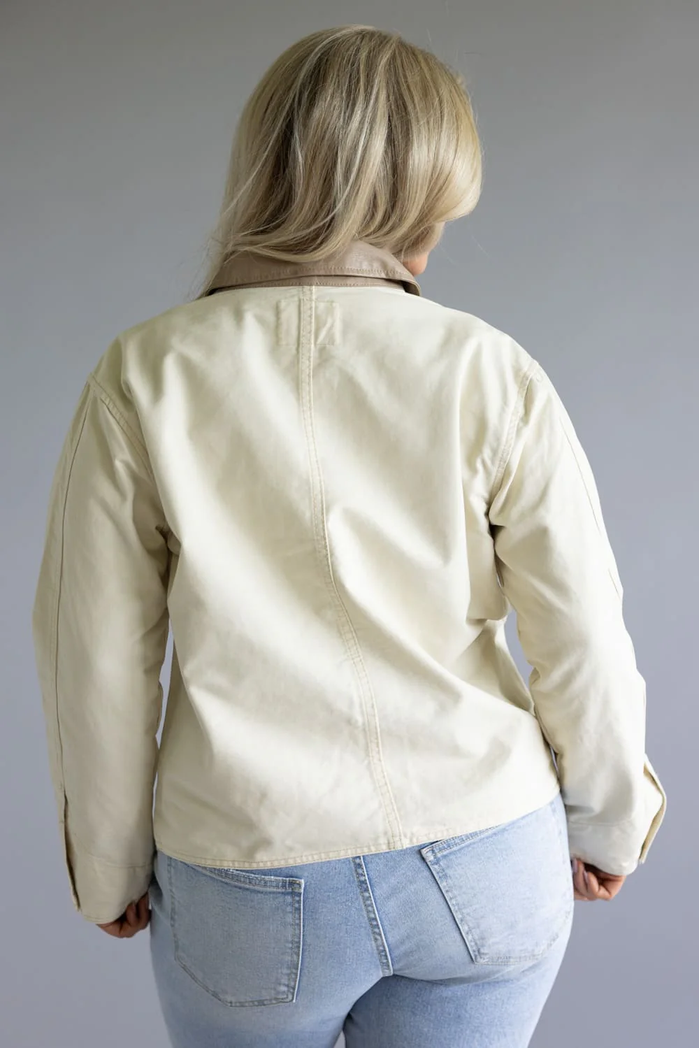 Thread & Supply Zola Jacket for Women in Ecru | J3509CTS-ECRU - Image 2