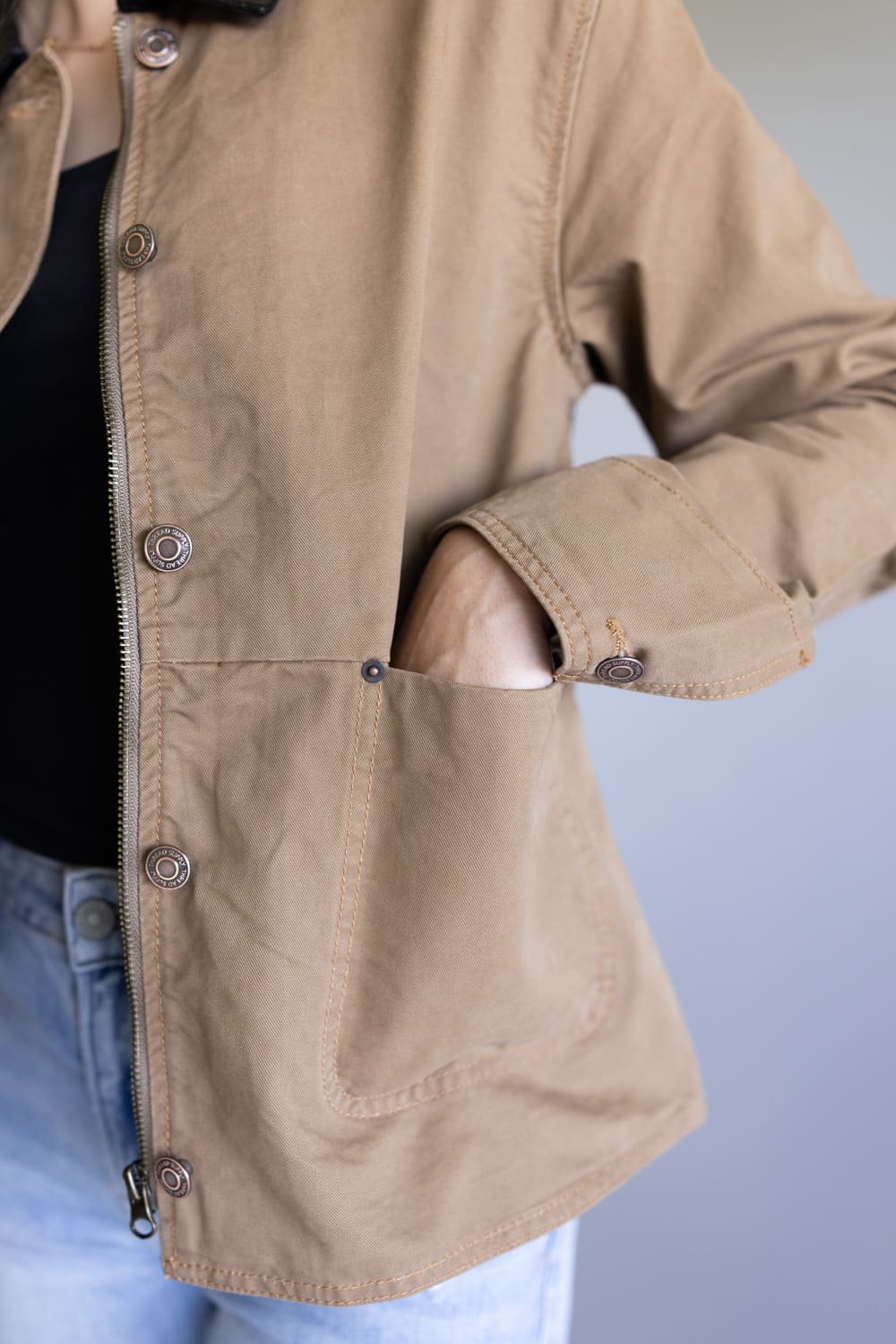 Thread & Supply Zola Jacket for Women in Toasted Coconut | J3509CTS-TOASTEDCOCONUT - Image 3