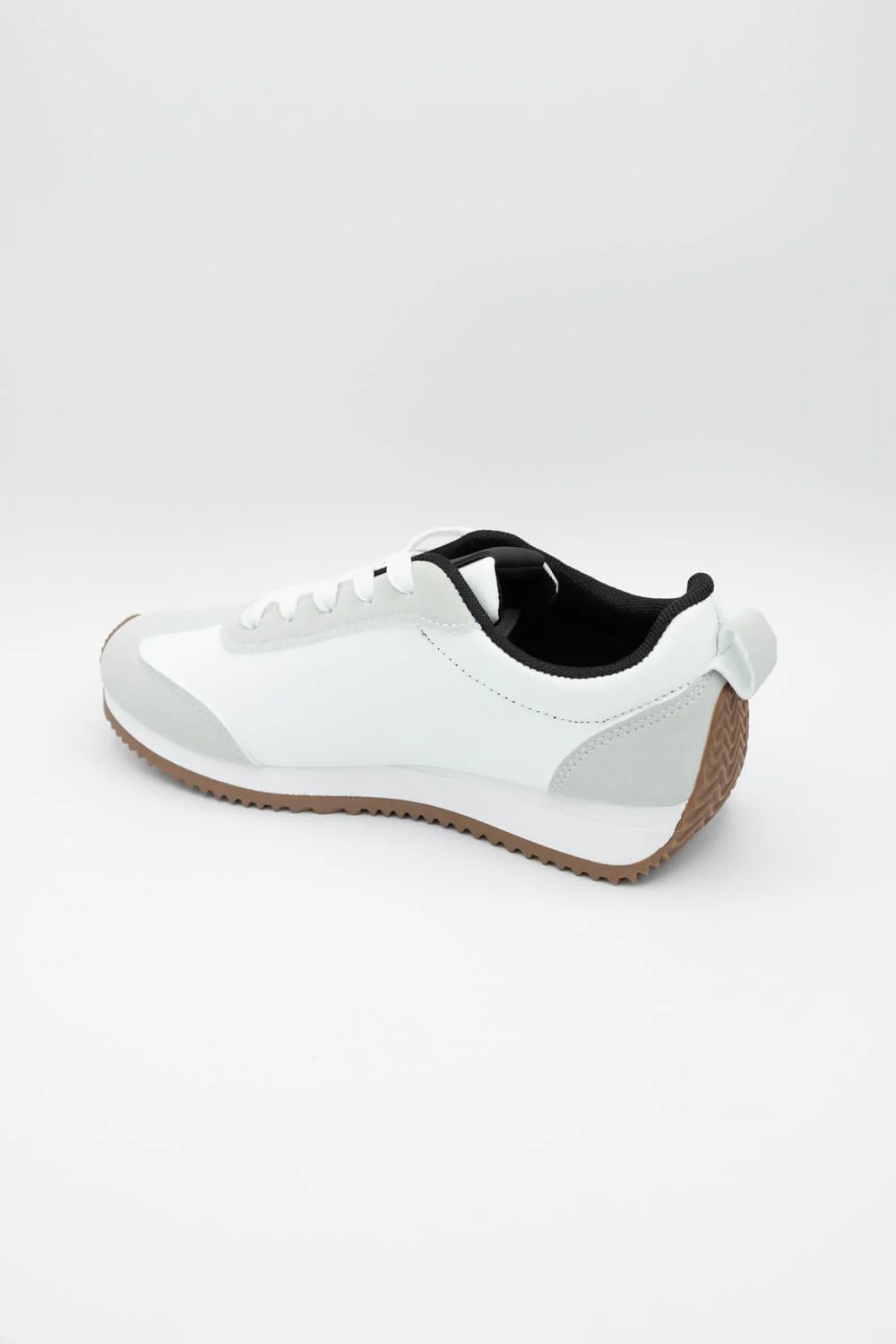 Top Moda Anki Sneakers for Women in White/Black | ANKI1-WHITE - Image 4
