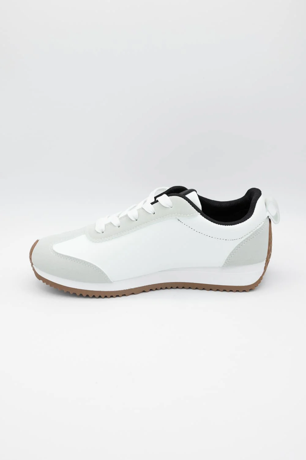 Top Moda Anki Sneakers for Women in White/Black | ANKI1-WHITE - Image 5