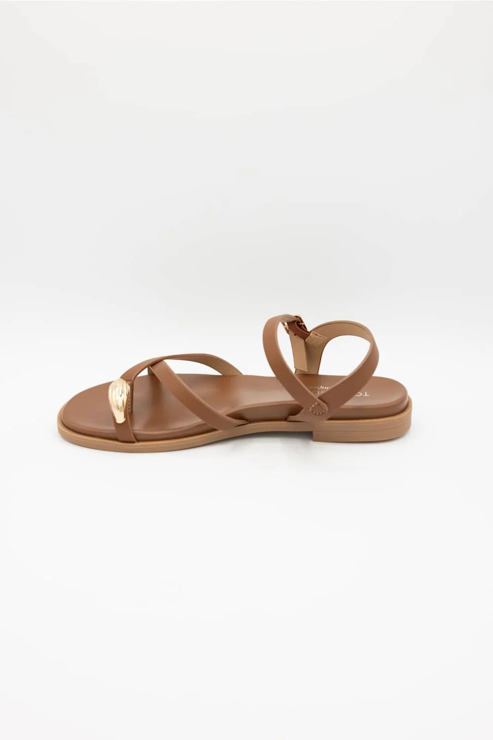 Top Moda Melrose Toe Loop Sandals for Women in Tan | MELROSE-1 TAN - Image 2