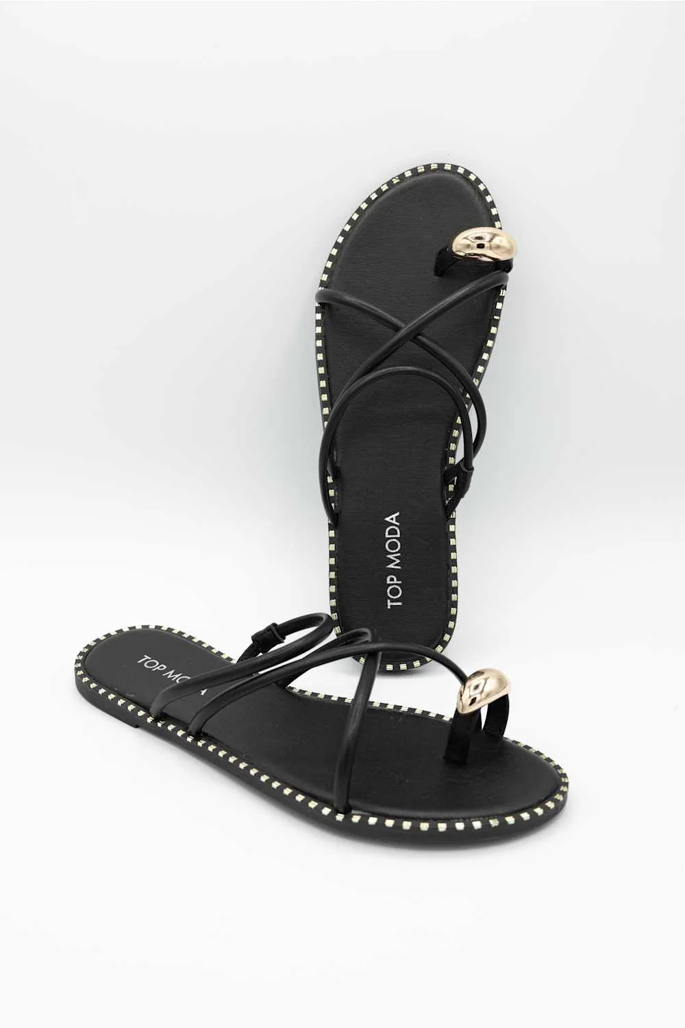 Top Moda Mick Toe Loop Slides for Women - Image 2