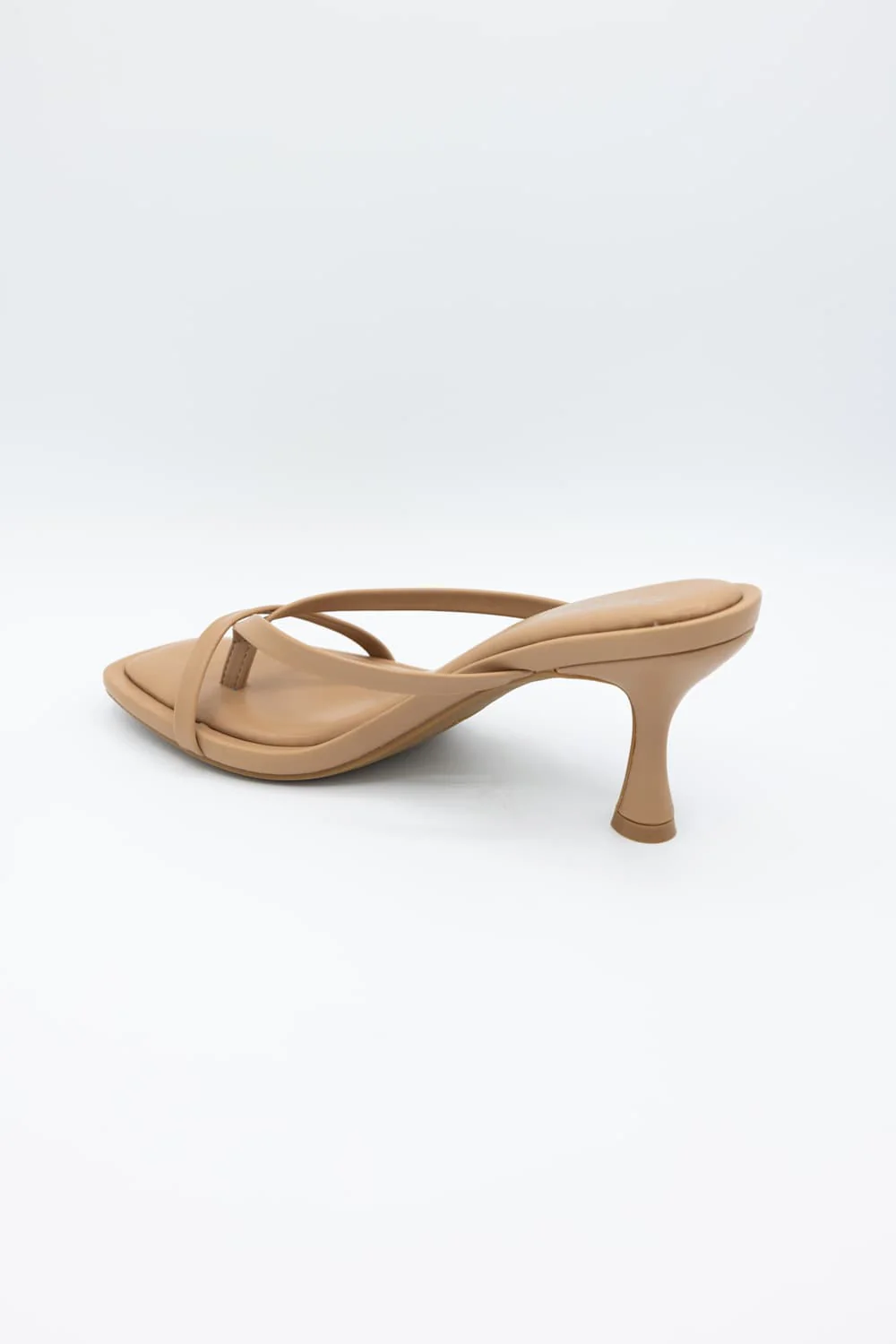 Top Moda Selena Kitten Heels for Women in Camel | SELENA-52 CAMEL - Image 4