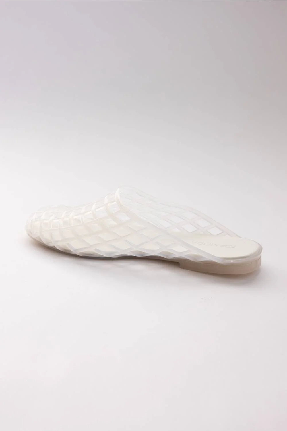 Top Moda Solar Jellie Slides for Women in White | LADY-WHITE - Image 5