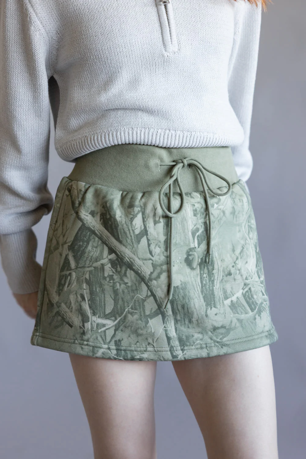 Tree Camo Mini Skort for Women in Sage Camo  | IS5761-SAGECAMO - Image 3