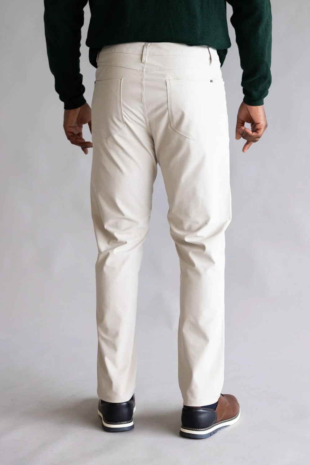 Tricot Prime Time Performance Pants for Men in Khaki | PM72269-KHAKI - Image 4
