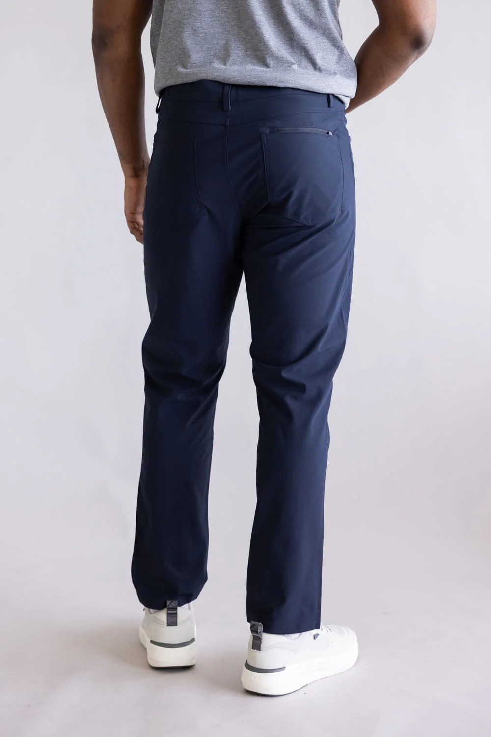 Tricot Prime Time Performance Pants for Men in Navy | PM72269-TRUENAVY - Image 3
